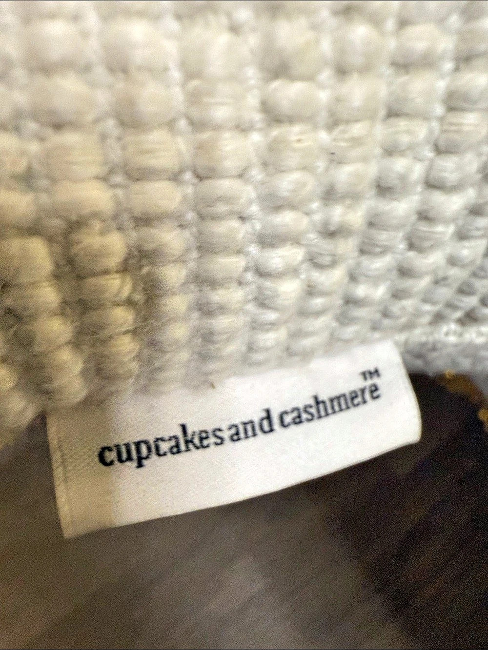 cupcakes and cashmere Tufted Ghost Halloween Decorative Pillow White & Purple - Picture 5 of 5